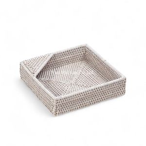 Boîte à mouchoirs en rotin vietnamien traditionnelle, faite à la main pour la décoration intérieure et de table, en provenance du Vietnam - Product Image 3