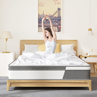 Matelas à ressorts ensachés de luxe Europa Premium 22-30 cm, mousse à mémoire de forme, matelas de lit d'hôtel, matelas confortable et pas cher