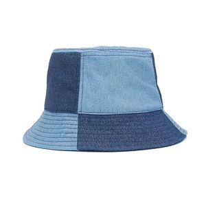Custom Embroidered Logo Superior Quality <b>Bucket</b> Fisherman Caps 100% Cotton <b>Reversible</b> Sun Protection <b>Bucket</b> <b>Hat</b> for Unisex - Product Image 1