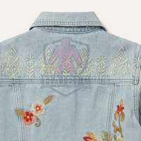 Meilleur prix – Veste en jean d'hiver personnalisée pour homme avec logo sur le devant, 100 % coton, respirante, séchage rapide, haute qualité, couleur personnalisée, 10-14 oz
