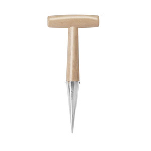 Outil de jardinière avec poignée en forme de T en bois Dibber outil de jardin ampoule planteur gants de jardinage plantation semis transplantation - Product Image 5