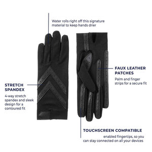 ถุงมือหนังบุขนแกะสำหรับผู้ชาย ถุงมือหน้าจอสัมผัสแบบสปอร์ตสำหรับฤดูหนาว เหมาะสำหรับขับรถและกิจกรรมกลางแจ้ง - Product Image 2