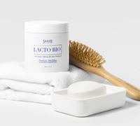 Crème de croissance capillaire Smib Lactobio – Traitement nourrissant et hydratant pour cheveux, réparateur, probiotiques, soyeux, concentré hydrolysé