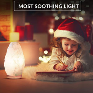 IMPEX PAKISTAN Lampe au sel rouge de l'Himalaya 100% qualité naturelle purificateur d'air sculpté à la main Base en bois artisanat décoratif pour la maison - Product Image 4