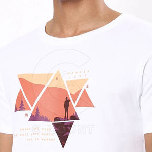 Camisetas Estampadas para Hombre OEM, Camisetas de Algodón de Manga Corta con Diseño Gráfico, Logotipo Personalizado, Fabricante al por Mayor, Suministro a Granel - Product Image 5