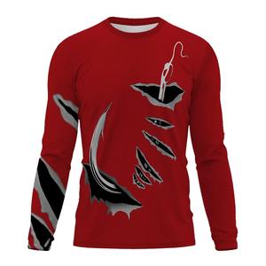 Camisas de Pesca para Hombre Personalizadas con Protección UV UPF50, 100% Poliéster, Transpirables, de Secado Rápido, Antibacterianas, con Estampado - Product Image 5