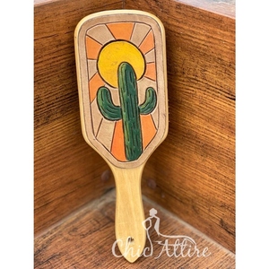 New Arrival Hot Selling Western Stylish Real Handmade Bamboo and Rubber Hair Brush Comb Wooden Handle Daily Uses Hair Accessory - Product Image 1