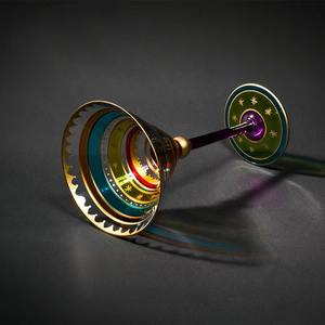 Elegante Copa de Vino de Cristal Pintada a Mano que Eleva la Experiencia de Beber al Estimular los Sentidos Antes del Primer Sorbo - Product Image 5