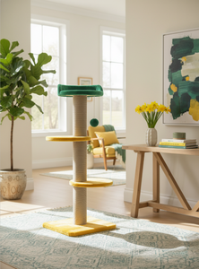 Griffoir pour chat Amistar Sunny Forest de haute qualité, adapté à toutes les races et tailles de chats. - Product Image 2