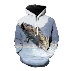 3D impreso atún pesca patrón hombres Sudadera con capucha calle sudadera Unisex Casual pulóver otoño chaqueta ropa deportiva - Product Image 5