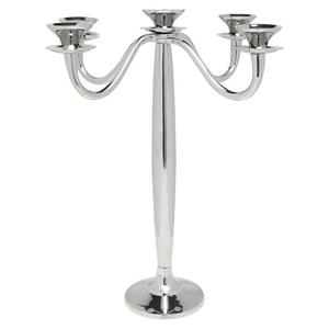 Support de bougie en métal blanc avec revêtement en poudre, design exclusif, pour la décoration de la maison et des hôtels, pour l'éclairage, brillant et poli - Product Image 3