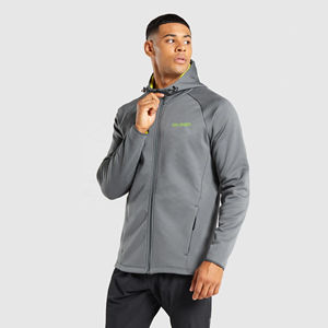 Nuevo diseño con capucha Zip Up Windbreaker Hoodie Jacket 100% poliéster Chaquetas y chaqueta de invierno Hombres - Product Image 6