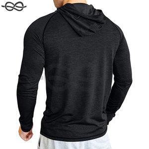 Pull-over léger à capuche pour hommes, sweat-shirt à capuche avec impression gaufrée, vêtements de sport décontractés, entraînement pour athlètes - Product Image 4