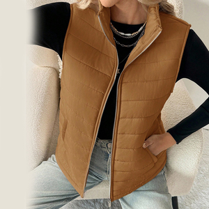 Veste matelassée toutes saisons (hiver/printemps/automne) avec garniture en fourrure, imperméable et respirante, légère, chaude, personnalisable, vêtements d'extérieur pour femmes - Product Image 4