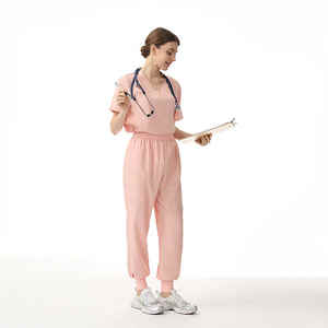 ชุดสครับสำหรับผู้หญิงเครื่องแบบพยาบาลพร้อมโลโก้ออกแบบได้ตามต้องการ - Product Image 2