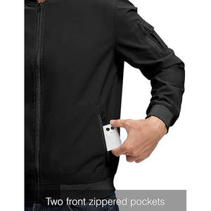 Chaqueta de Invierno Personalizada con Capucha para Hombre, de Poliéster/Nailon, con Cierre, Resistente al Viento e Impermeable, Servicio OEM con Diseño Reversible - Product Image 5