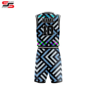Uniforme de basket-ball de vêtements de sport fabriqué au Pakistan uniforme de basket-ball imprimé personnalisé à bas prix uniforme de basket-ball de vêtements de sport - Product Image 2