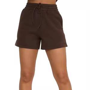 Pantalones cortos de moda personalizados al por mayor para mujer, pantalones cortos informales de algodón puro para gimnasio para mujer - Product Image 3