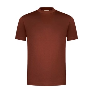 T-shirt pour homme en polyester/coton avec logo personnalisé, toile unie, confortable, séchage rapide, respirant, écologique, manches courtes - Product Image 2