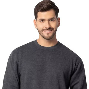 Top qualité hommes sweat shirts décontracté col rond polaire pull hiver chaud sweat - Product Image 1