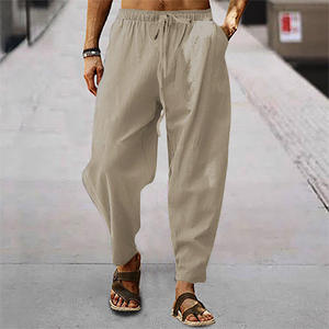 Street Hip-hop Style Loose Pants <b>Men's</b> Solid Color Casual Jogging Pants <b>Men</b> Cotton Loose Casual Sweatpants Long Pants & <b>Trousers</b> - Product Image 6