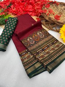 Beau coton Mul avec Patola Design Saree Femme Fabricant et fournisseur de mode de l'Inde à des prix abordables - Product Image 3