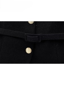 Gilet en toile de coton pour femme, nouveau design, vêtement d'extérieur uni à col rond, respirant, écologique, décontracté, vente en gros - Product Image 5