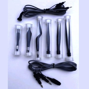 Reusable Bipolar Forceps With <b>Cable</b> 8 Pcs Set Electro - Product Image 1