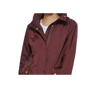 Impermeable con Capucha de Nailon Negro para Mujer Cole Haan, Plegable, Talla XL, Personalizado para Viajes y Senderismo - Product Image 5