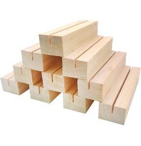 DIVRIS Supports de cartes de table multifonctionnels modernes en bois, rectangulaires, pour décoration DIY, mariages, fêtes, événements, numéros de table - Product Image 1