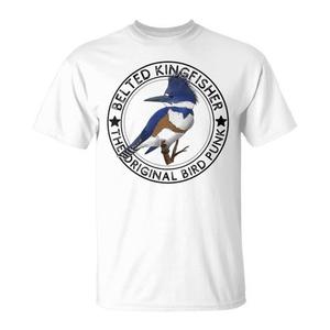 T-shirt Kingfisher Original Punk Bird avec ceinture, design artistique Kingfisher, vêtements promotionnels de qualité supérieure - Product Image 2