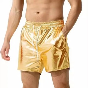 กางเกงขาสั้นผู้ชายหนังสีสดใส, ใหม่2024 - Product Image 2