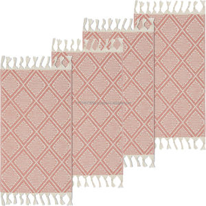 Juego de 2 Toallas de mano de rizo turco rústico nuevo estilo cocina Pestemal granja decorativa de secado rápido para uso en el baño - Product Image 4