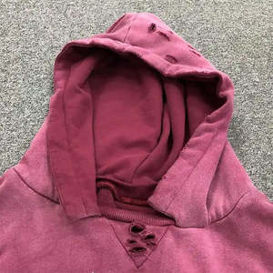 เสื้อฮู้ดดี้ผ้าฟลีซทรงโอเวอร์ไซส์ ยูนิเซ็กซ์ ขายดี คุณภาพสูง ผ้าฝ้าย 100% เป็นมิตรกับสิ่งแวดล้อม รับผลิตแบบ OEM เสื้อฮู้ดดี้เปล่าสำหรับผู้ชาย ฤดูใบไม้ผลิ - Product Image 3