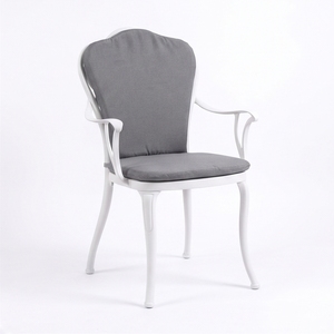 Silla de Espera Comercial Redonda de Alta Calidad con Estructura Metálica Moderna, Reposabrazos, Patas Cónicas, para Piso Duro, Uso en Hoteles y Oficinas, ARSU - Product Image 1