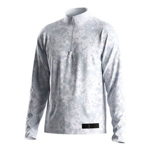 Veste d'hiver pour homme à col montant, sublimation, demi-zip, haute qualité, respirante, séchage rapide, pour adultes - Grande Vente - Product Image 1