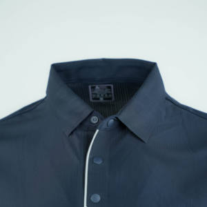 Camiseta de secado rápido para hombre, transpirable, sin arrugas, atlética, para gimnasio, Yoga, deportes y uso informal, poliéster, licra, mezcla que absorbe el sudor - Product Image 3