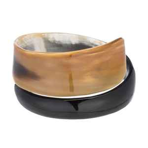 Stylish Buffalo Horn Fashion Bangles for Women Customized High-End Ox Horn Jewelry Unique Jewelry for <b>Girls</b> - Product Image 1