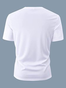 Camiseta de Manga Corta Unisex de Alta Calidad con Estampado de París, Colección OEM, Corte Ajustado, Cuello Redondo, Secado Rápido, para Entrenamiento, Venta al Por Mayor, Tejida, Formal - Product Image 6