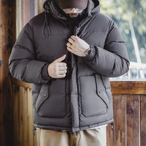 Veste polaire d'hiver de service OEM pour hommes Matériau en toile de haute qualité respirant pour l'extérieur avec fermeture éclair - Product Image 2