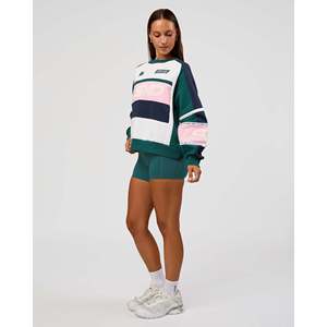<b>Women's</b> Power Sweater-Future <b>Navy</b>-Teal - Product Image 4