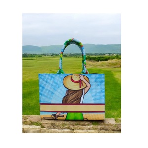 Haute qualité léger femmes toile sac à main à la mode fermeture à glissière sac à bandoulière pour travail voyage Shopping impression cadeau - Product Image 1