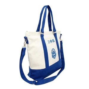 Zeta <span class=keywords><strong>phi</strong></span> Beta công suất lớn sorority của phụ nữ Canvas Tote Túi - Product Image 3