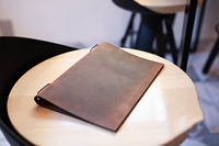 Penutup Menu Kulit, Map, Buku Menu Kustom, Penyangga Menu Koktail, Map Restoran, Binder, Sampul Kustom LMC-0004