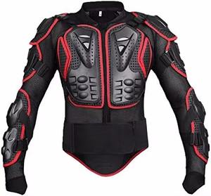 Motorcycle Full Body Armor Protective Jacket Guard ATV Motocross Gear <b>Shirt</b> Red Bulk Supply - Product Image 1
