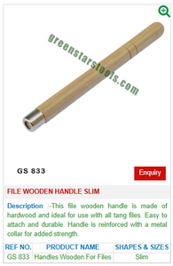 Lima Mango de madera Slim GS 833 Herramientas de joyería para grabado para herramientas de joyería - Product Image 2