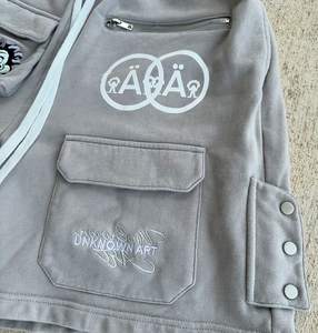 Pantalones cortos de carga para hombre de diseño personalizado hechos de fábrica al por mayor, de algodón suave, cómodos y duraderos, estilo diseñador, sublimados - Product Image 3