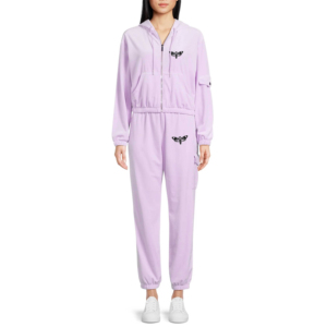Ensemble de survêtement en velours pour femmes personnalisable, imprimé, design décontracté, 100% coton, respirant, séchage rapide, vente en gros - Product Image 5