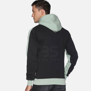 Sweats à capuche streetwear pour hommes, 100% coton, avec logo personnalisé, épaules tombantes, sweats à capuche pour hommes en vente en ligne, vente en gros - Product Image 4