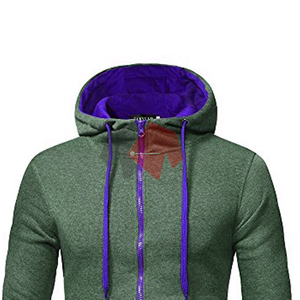 Sweat à capuche pour homme Ryan Pro Gyer avec logo personnalisé sur le devant, en polaire polyester/coton, avec poche, respirant, prêt pour l'hiver - Product Image 3